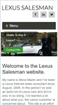 Mobile Screenshot of lexussalesman.com